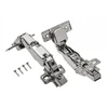 Hinge hydraulic angular 165o, H=0, eccentric adjustment of roller and arm