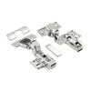 Hinge recessed hc , guide H = 0 with 4 holes without euro, 2 pcs in package + end caps + p