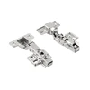 Hinge straight hc , guide H = 0 with 4 holes without euro, 2 pcs in package + end caps + s
