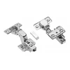 Hydraulic cup hinge concealed with eccentric adjustment of arm and roller, with short cyli