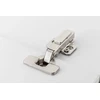 Hydraulic hinge half-recessed, with eccentric adjustment on the arm and on the slide, H=0,