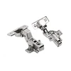 Hydraulic recessed hinge H=0 with direct fixing screws