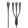 Įkrovimo kabelis telefonams Digitalome YCB-12 3 in 1 USB-C, Lightning, micro USB