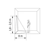 GTV Judesio detektorius CR-11, maks. 1200 W, AC220-240 V, 50/60 Hz, kampas 180°, diapazonas 2-