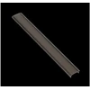 juodas dangtelis LED profiliui GLAX Mini 12 m