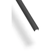 Juodas flat cover for GLAX Micro LED profile 2m