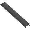 Juodas flat cover for GLAX Micro LED profile 2m