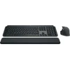 Klaviatūra Logitech MX Keys S Combo klaviatūrų rinkinys juodas QWERTZ (Pažeista pakuotė)