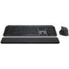 Klaviatūra Logitech MX Keys S Combo klaviatūrų rinkinys juodas QWERTZ (Pažeista pakuotė)