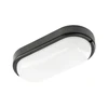 KODO Ducted Luminaire, LED, 12W, 1080lm, 4000K, AC180-250V, IP54, IK08, Oval, Juodas