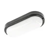 KODO Ducted Luminaire, LED, 18W, 1620lm, 4000K, AC180-250V, IP54, IK08, Oval, Juodas