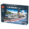 Konstruktorius Wange Legion karinis laivas, 774 dalys