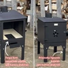 Krosnelė "Buržuika" Kalmetal 6kW