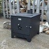 Krosnelė "Buržuika" Kalmetal 8kW su šamotu ir rinkėmis