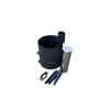Krosnelė kazanui Kalmetal Eco 16L (3 mm) su kaminu