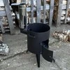 Krosnelė kazanui Kalmetal Eco 8L (3 mm) su kaminu