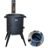 Krosnelė kazanui Kalmetal Premium 8L (3 mm) su kaminu