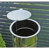 Krosnelė kazanui Kalmetal Premium 8L (3 mm) su kaminu