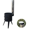 Krosnelė kazanui Kalmetal Standart 12L (3 mm) su kaminu
