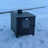 Krosnelė - židinys "Buržuika" Kalmetal 8kW su šamotu