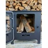 Krosnelė - židinys "Buržuika" Kalmetal 8kW su šamotu