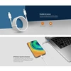 Riversong kabelis Lotus 08 USB-C - USB-C 1,0m 3A light pilkas CT76