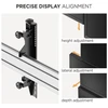 Laikiklis BFSM-04SFW Video Wall Cart, Fine Texture Pilkas