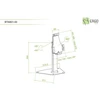 Laikiklis BTAB21-03 Juodas Planšetė Stand, Juodas