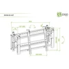 Laikiklis BWM-03-46T Pop-Out Video Wall Mount, Juodas