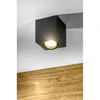 Lubinis šviestuvas Lamp surface mounted AVEIRO BIS, IP20, square, juodas