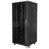 LANBERG FF01-6627-12B-KPL laisvai pastatomas stovas 19 išmontuojamas plokščias paketas 27U/600x600mm juodas (Atnaujinta)