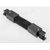 Lanksti jungtis trifazėms X-RAIL šynoms, 249 mm, juoda