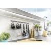 LED aliuminio profilis GLAX Mini juodas matinis 2 m
