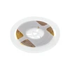 LED juosta COB 24V, 1600LED, 8mm, 8W/m, be gelio, šaltai balta, 2x mini stiprintuvo laidas
