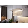 Led kampinis aliuminio profilis - GLAX baltas L=2 m