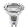 LED lemputė 5W, GU10, SMD 2835, neutraliai balta, AC220-240V, stiklinė, spindulio kampas 3