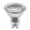 LED lemputė 5W, GU10, SMD 2835, šiltai balta, AC220-240V, stiklinė, spindulio kampas 38*,
