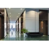 LED luminaire panel VEGAS 3W 100x100, alu, 2in1 warm-cold baltas, mini amp cable 2m