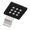 Led square luminaire Evita, 12V DC, 2.2W, 9 SMD5630, warm baltas, luminaire color cz