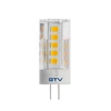 LED ŠVIESOS šaltinis, A-G, G4, 3000K, 3.0W, DC12V, 360°, 260lm