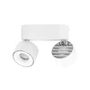 Lubinis šviestuvas GTV LED šviestuvas Bianco CCT, 16W, 680lm, ra≥80, ip20, 36°, 2700/3300 / 4000K, apvalus, baltas