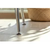 Leg 40 x 710 X-LINE inclined, foldable, adjustable foot, chrome