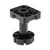 Leg ML heavy duty 500 kg h 125-195mm plastikas juodas NEW