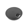 GTV Apvali metalinė įvorė laidams 80mm, stalo angos dangtelis kabelių tvarkymui, juoda