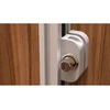 Lock for sliding door systems (lock + plastikas) sidabrinis