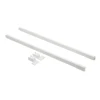 GTV Longitudinal rail square for drawers AXISPRO 400mm baltas