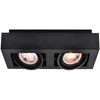Lubinis šviestuvas Loid,4700,AC220-240V, 50/60 Hz, IP 20,2*GU10,ES11, dvigubas, juodas