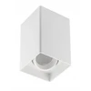 Lubinis šviestuvas RESTO, PC, 80x80x125 mm, IP20, maks. 20 W, kvadratinis, baltas