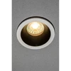Lubinis šviestuvas Lubinis taškinis šviestuvas ELVA, IP54, apvalus, Ø85x45mm, baltas / juodas