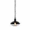 Pakabinamas šviestuvas Lubų šviestuvas LARS,2233,AC220-240V,50/60Hz,1*E27, IP20, skersmuo 26 CM, viengubas, juoda